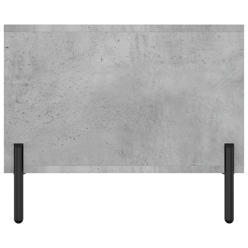 Mesa de centro 102x50x40 cm madeira processada cinza cimento