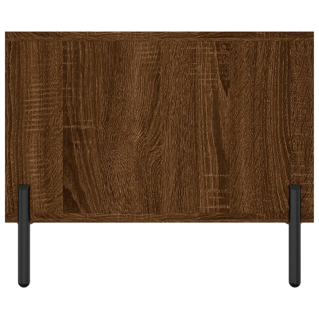 Mesa de centro 102x50x40 cm derivados madeira carvalho castanho