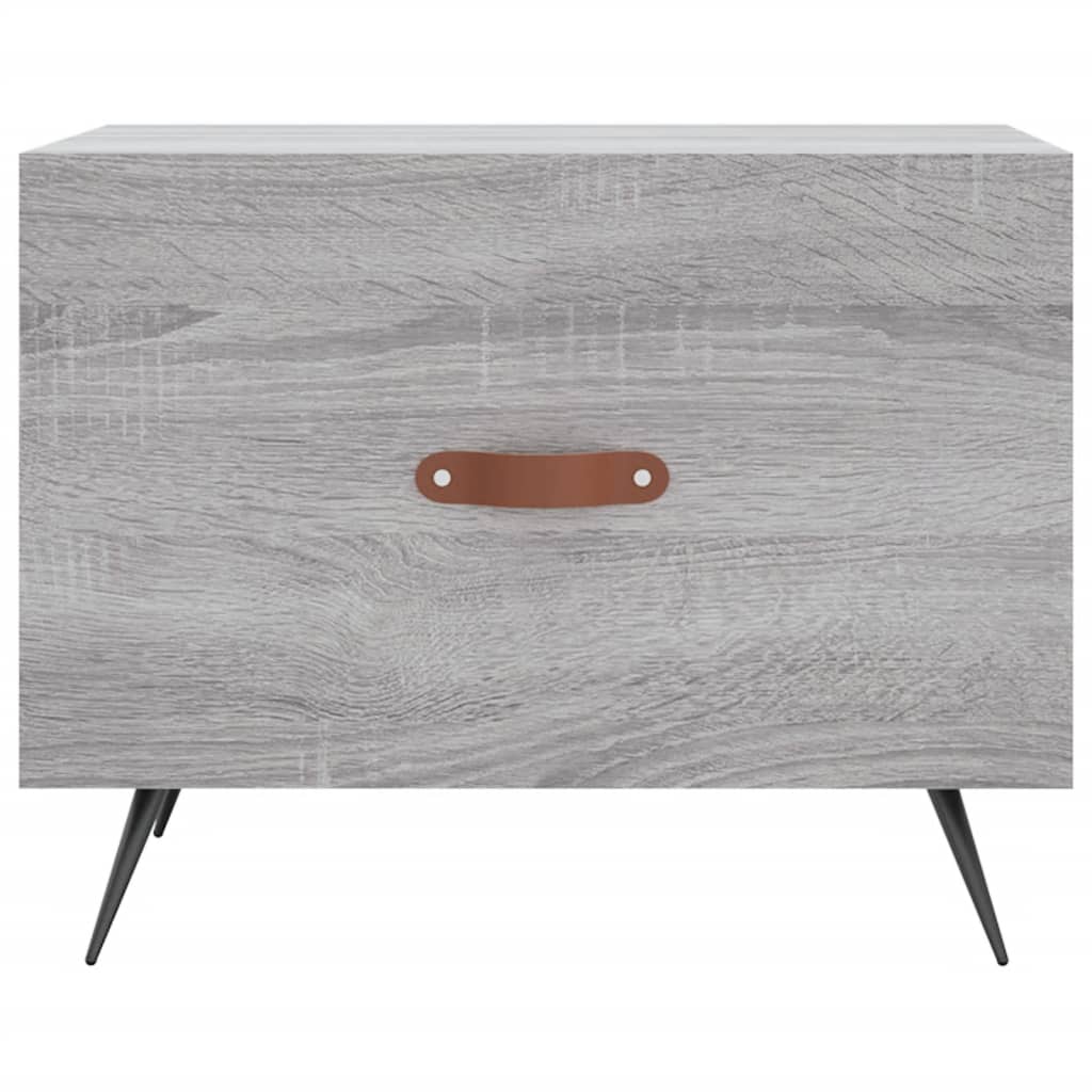Mesa de centro 50x50x40 cm derivados madeira sonoma cinza
