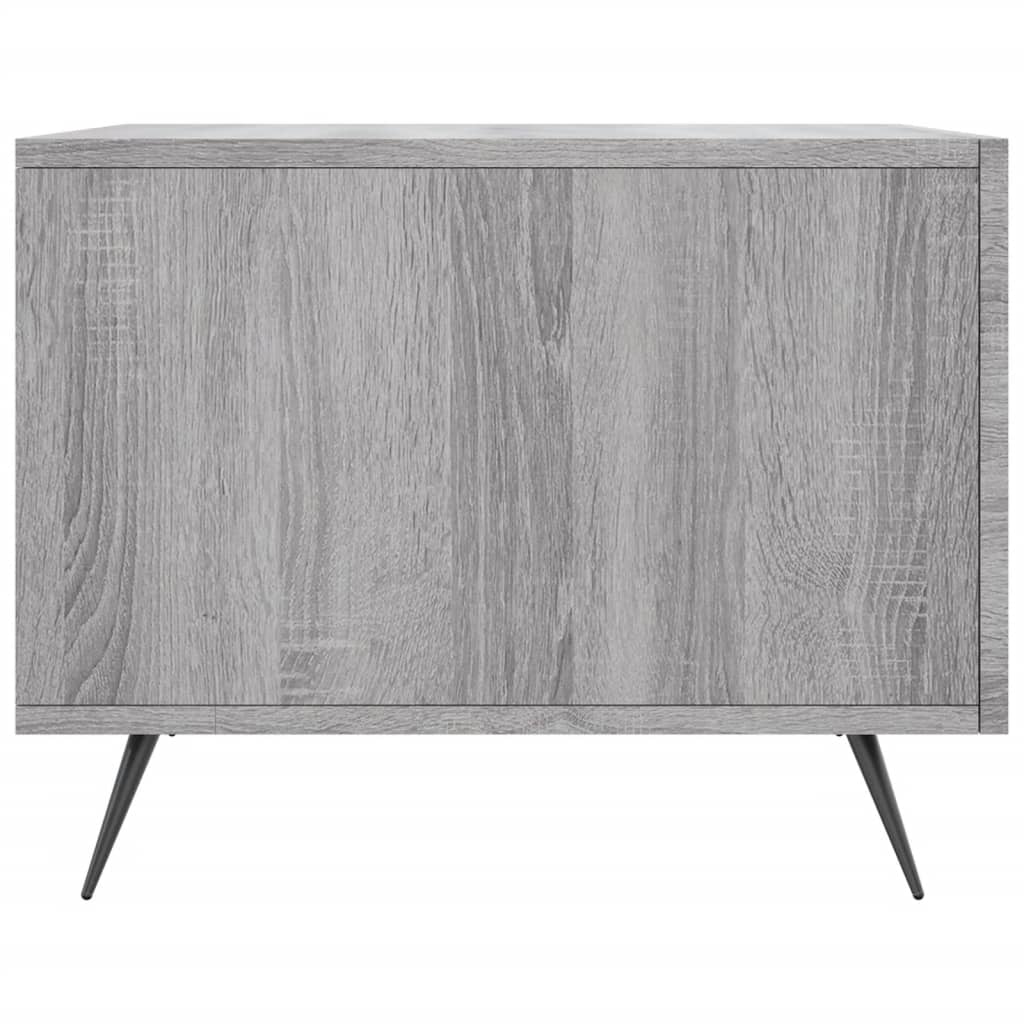 Mesa de centro 50x50x40 cm derivados madeira sonoma cinza