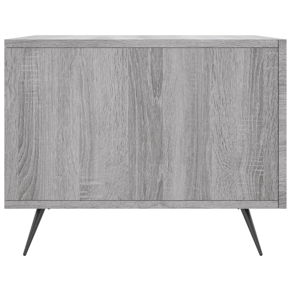 Mesas de centro 2 pcs 50x50x40 cm madeira proc. sonoma cinza