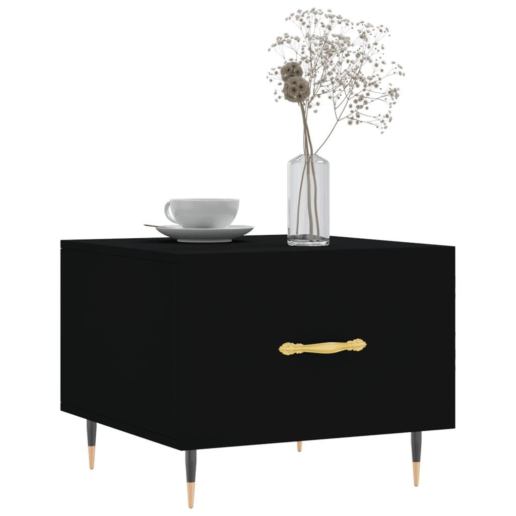 Mesa de centro 50x50x40 cm derivados de madeira preto
