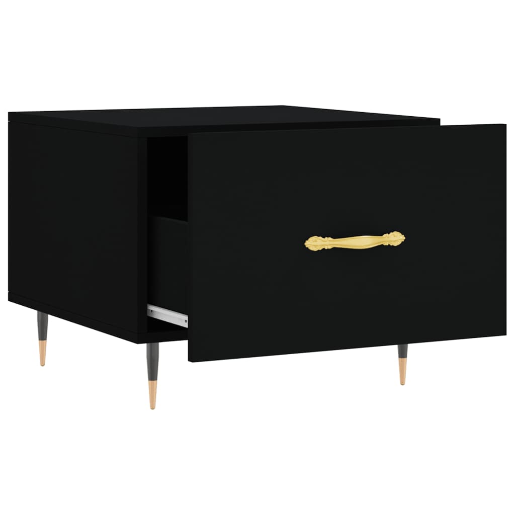 Mesa de centro 50x50x40 cm derivados de madeira preto