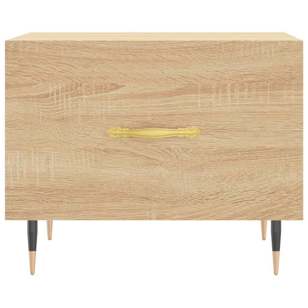 Mesa de centro 50x50x40 cm derivados de madeira carvalho sonoma