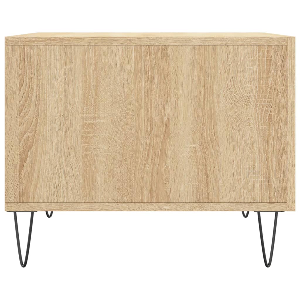 Mesa de centro 50x50x40 cm derivados de madeira carvalho sonoma