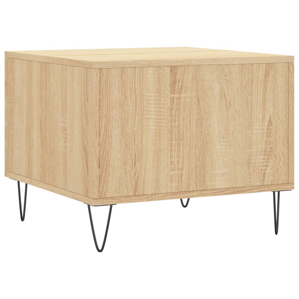 Mesa de centro 50x50x40 cm derivados de madeira carvalho sonoma