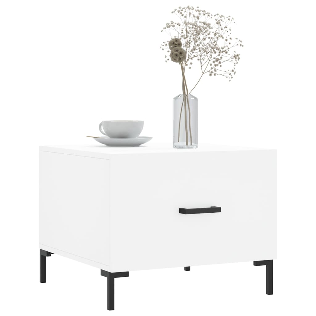 Mesa de centro 50x50x40 cm derivados de madeira branco