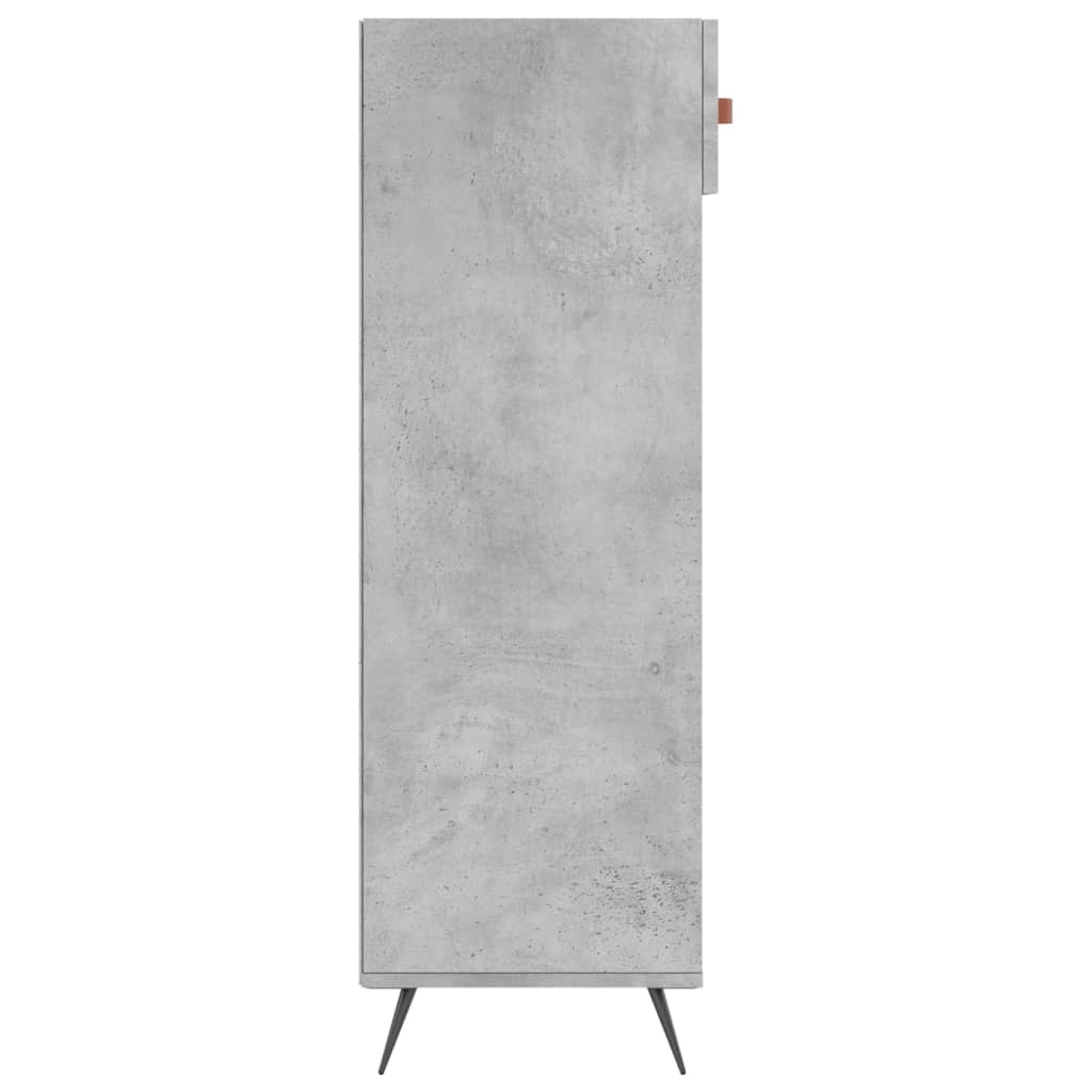 Sapateira 60x35x105 cm derivados de madeira cinzento cimento