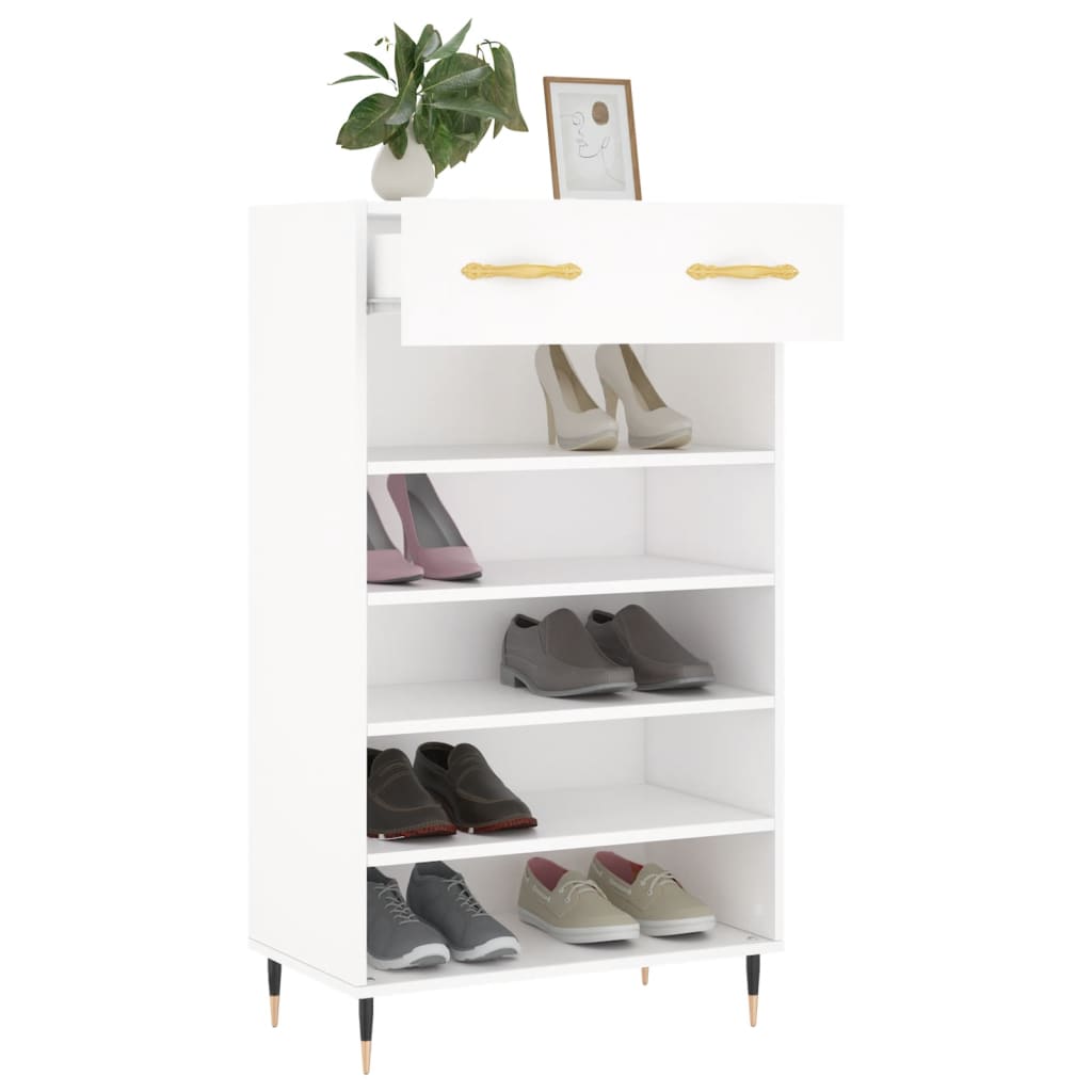 Sapateira 60x35x105 cm derivados de madeira branco
