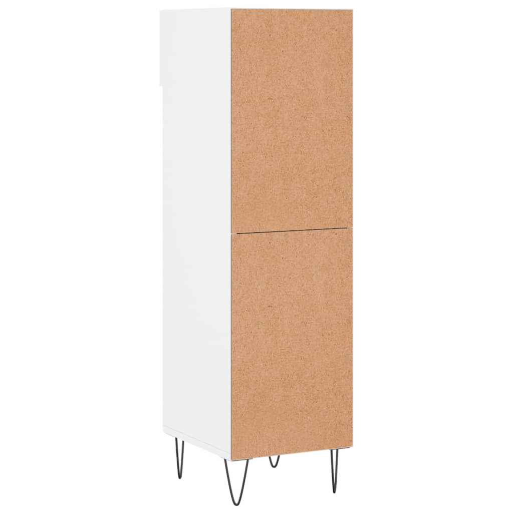 Sapateira 30x35x105 cm derivados de madeira branco brilhante