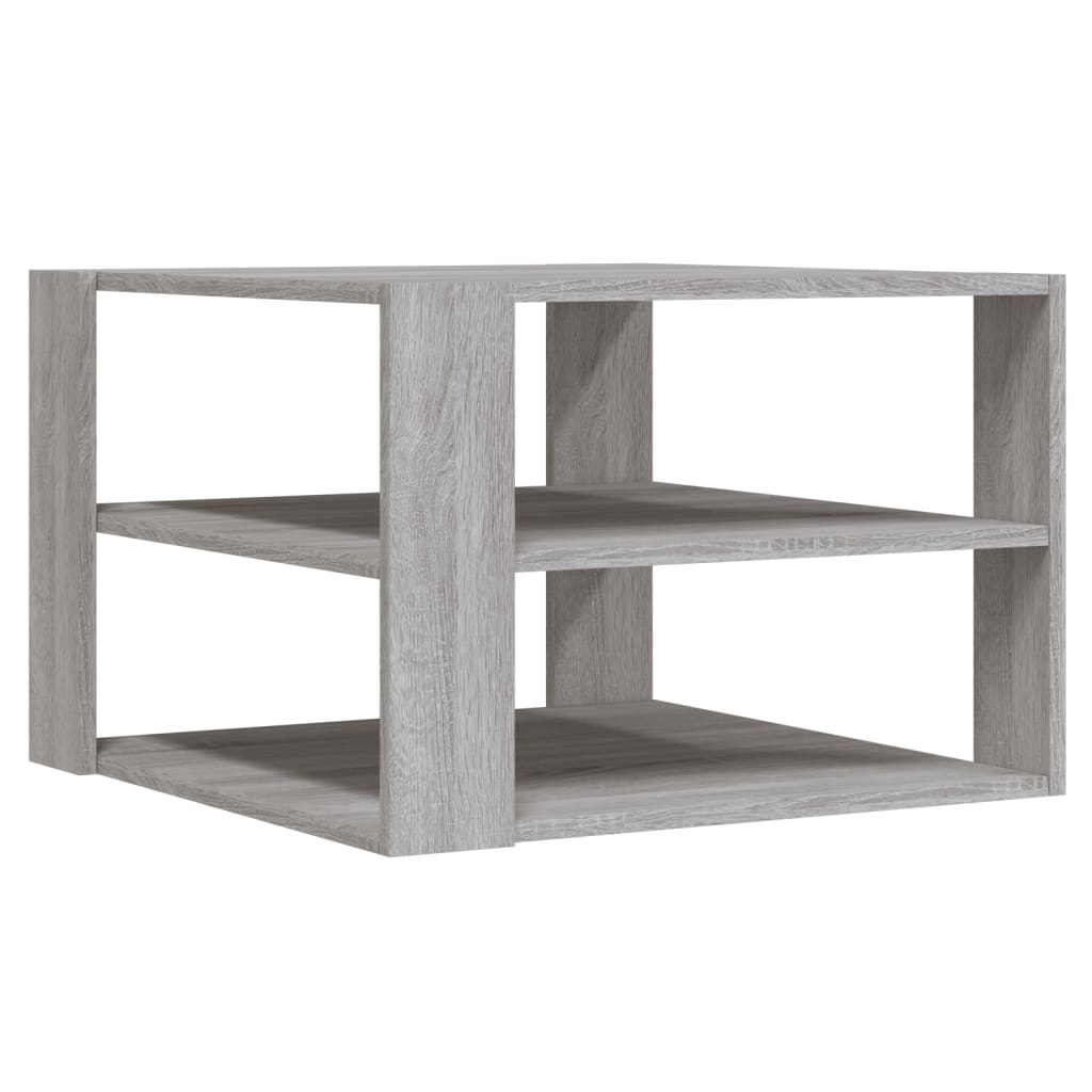 Mesa de centro 59,5x59,5x40 cm derivados madeira cinza sonoma