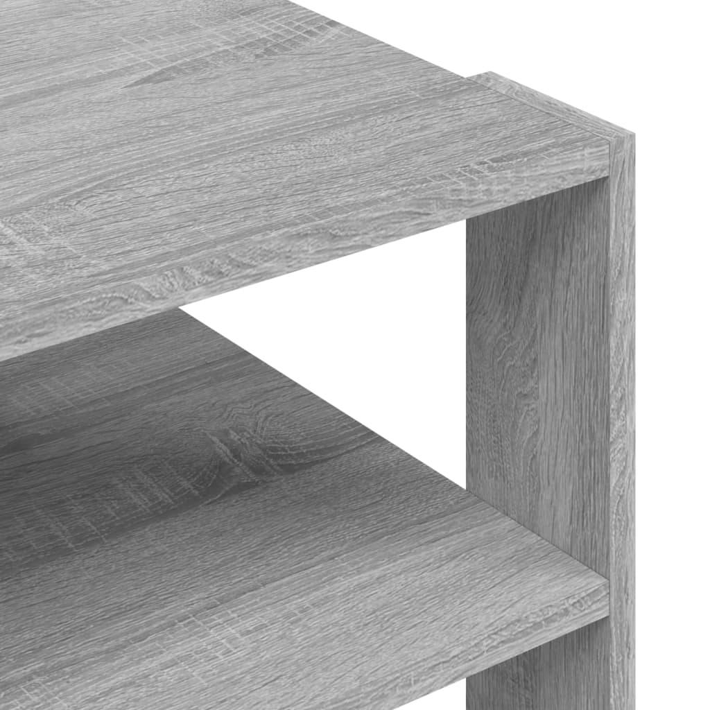 Mesa de centro 59,5x59,5x40 cm derivados madeira cinza sonoma