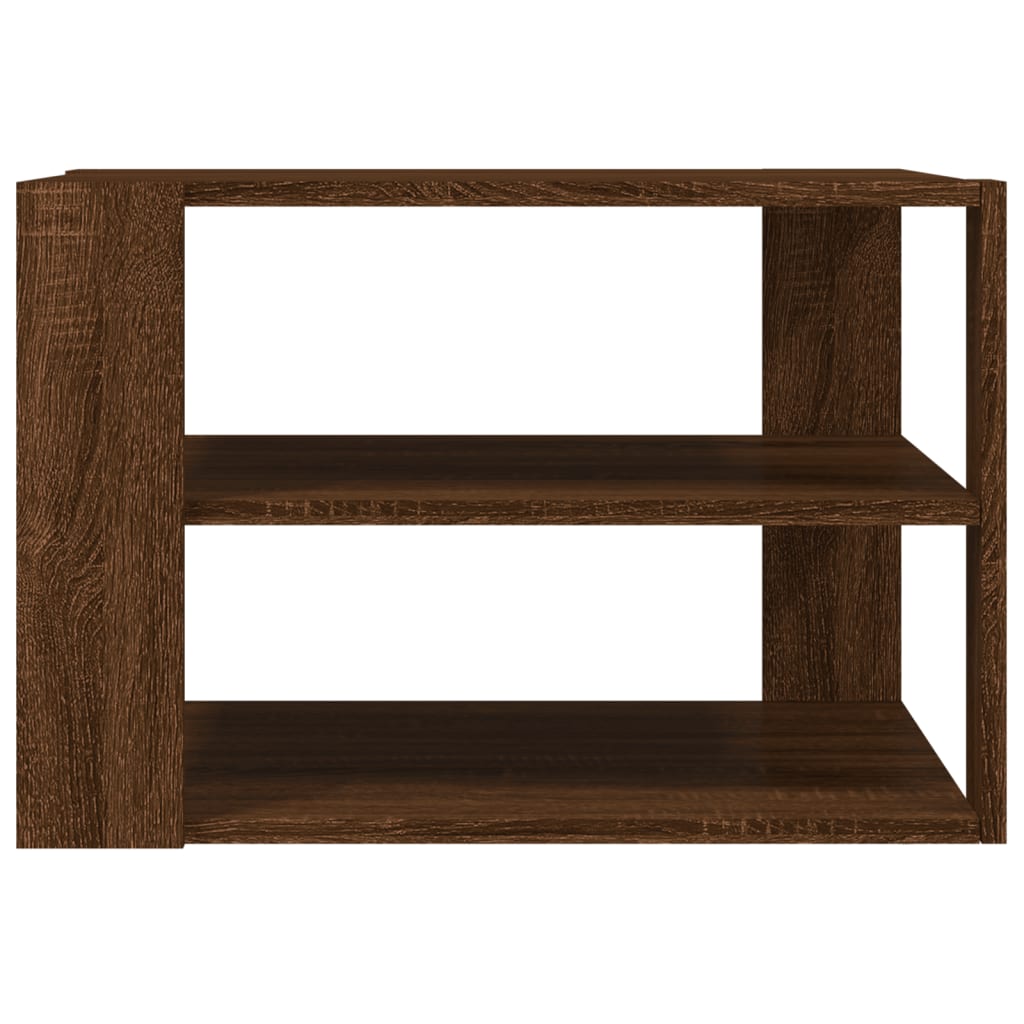 Mesa centro 59,5x59,5x40cm derivados madeira carvalho castanho