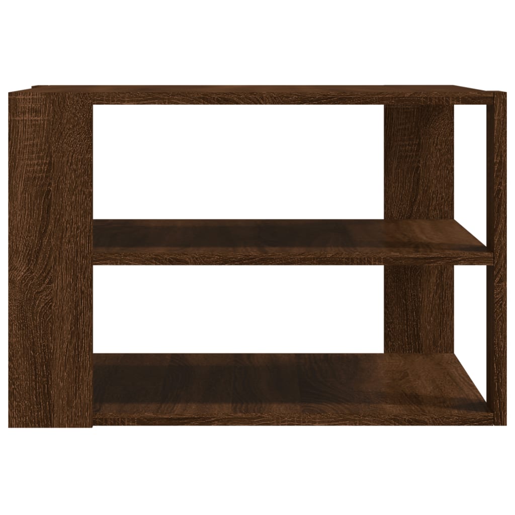 Mesa centro 59,5x59,5x40cm derivados madeira carvalho castanho