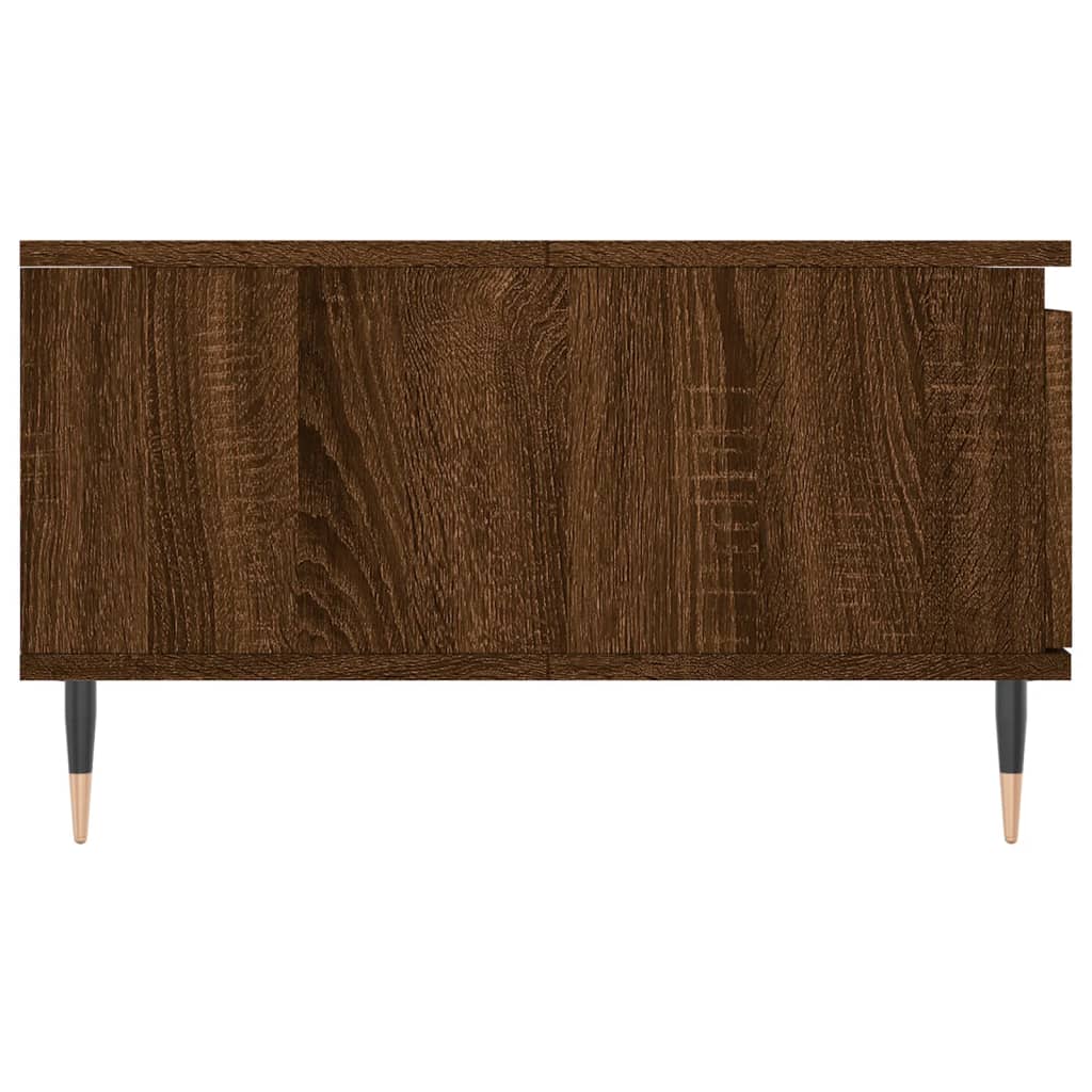 Mesa de centro 90x60x35 cm derivados madeira carvalho castanho