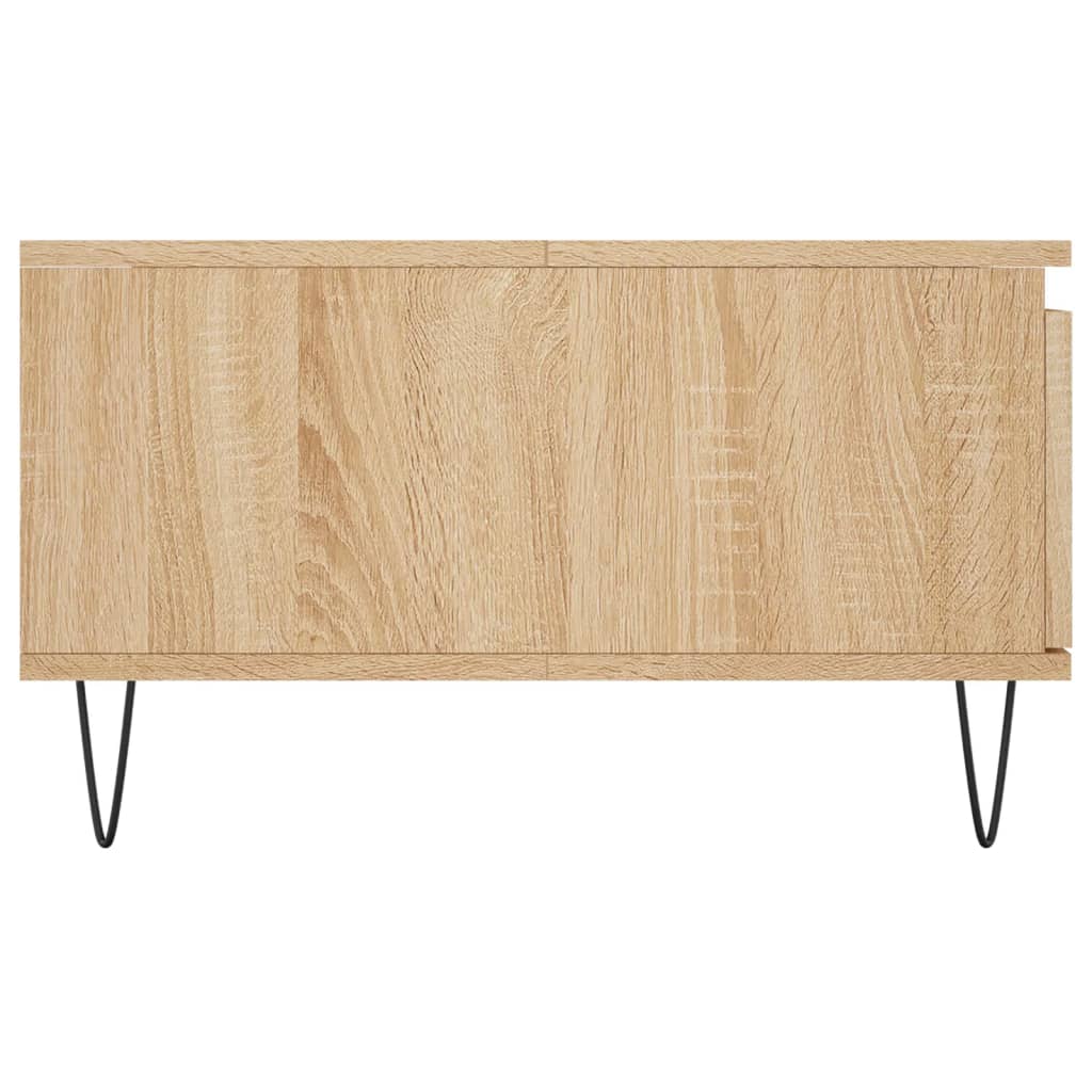 Mesa de centro 90x60x35 cm derivados de madeira carvalho sonoma