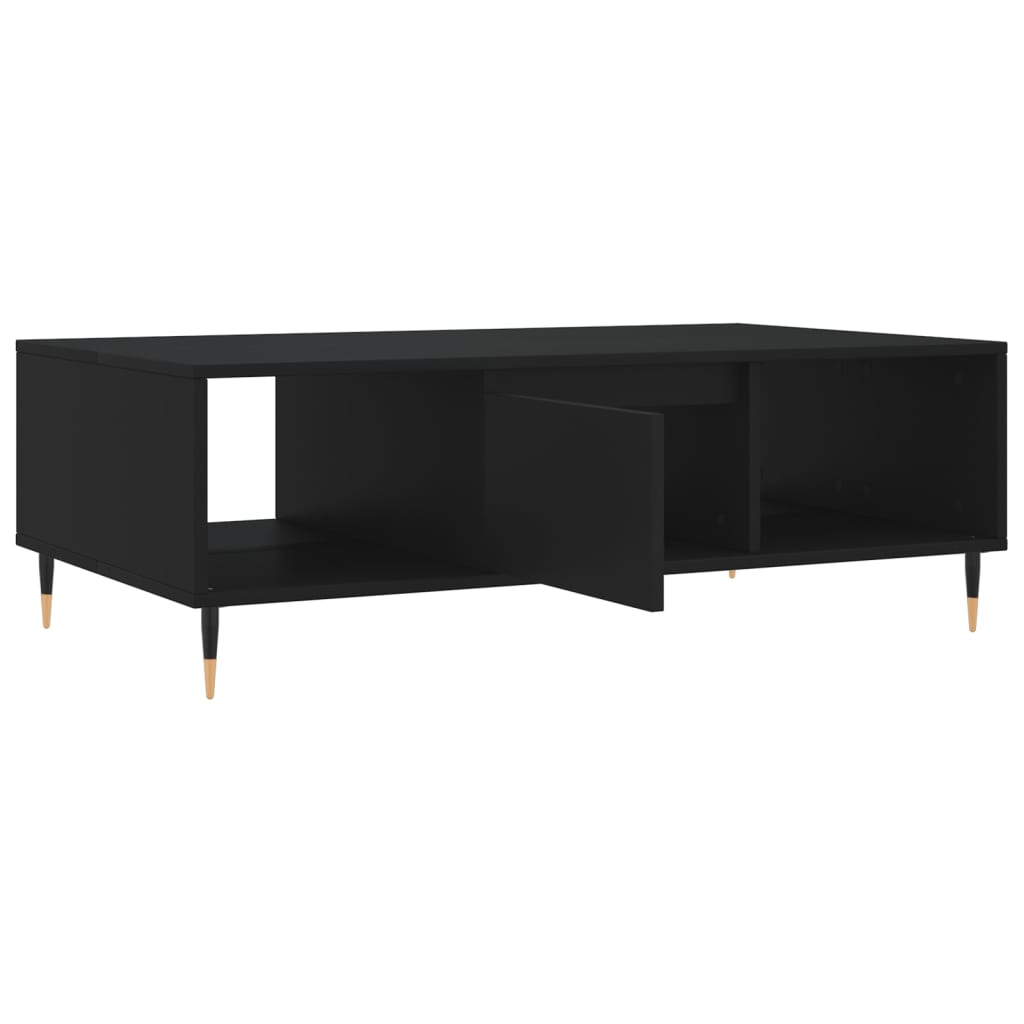 Mesa de centro 104x60x35 cm derivados de madeira preto
