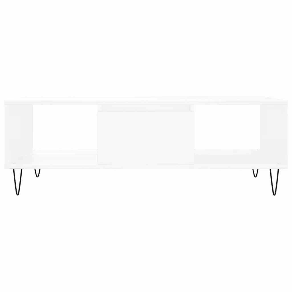 Mesa de centro 104x60x35 cm derivados de madeira branco