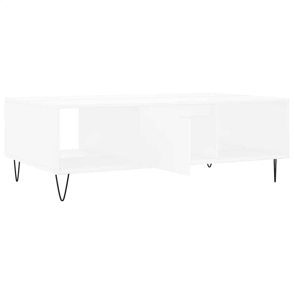 Mesa de centro 104x60x35 cm derivados de madeira branco
