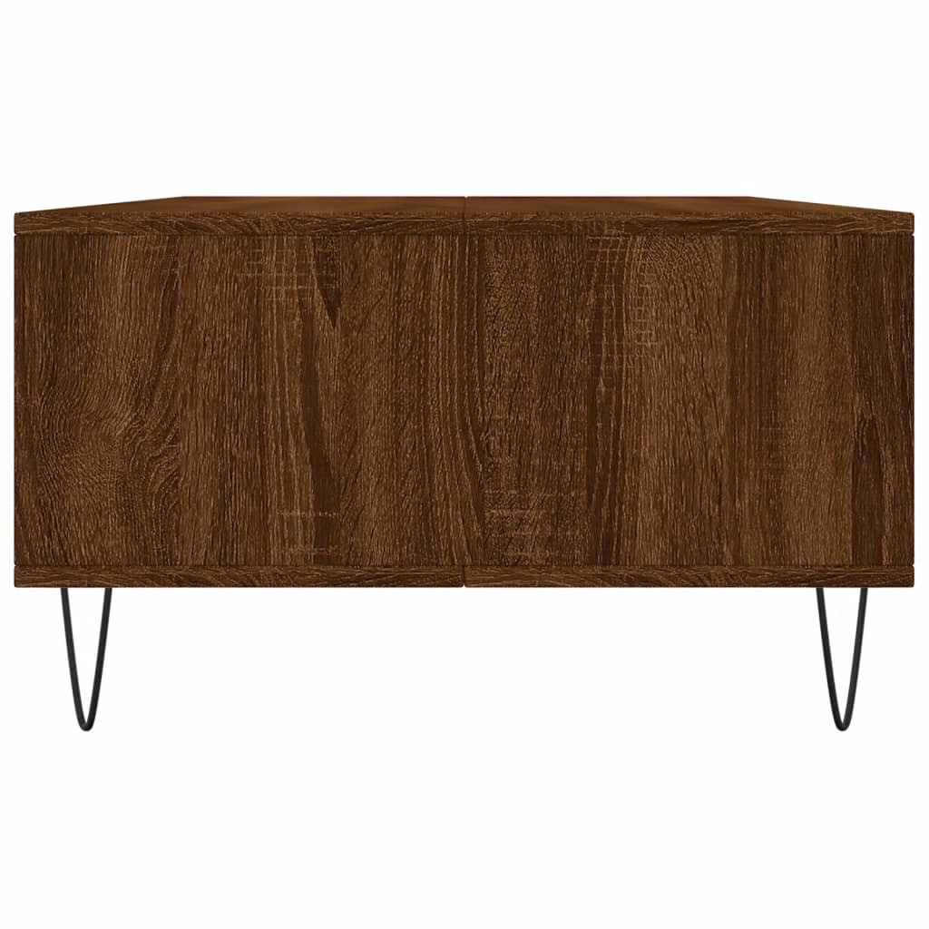 Mesa de centro 104x60x35 cm derivados madeira carvalho castanho