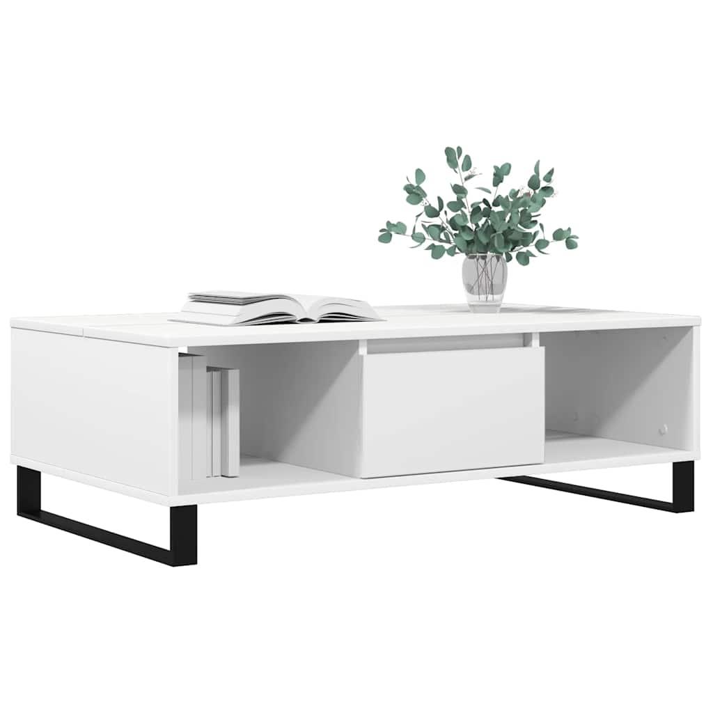 Mesa de centro 104x60x35 cm derivados de madeira branco