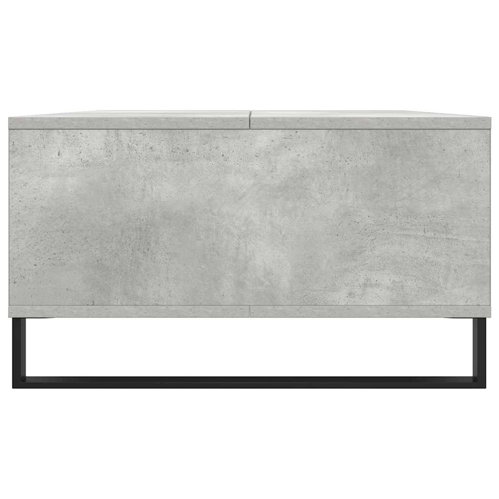 Mesa de centro 104x60x35 cm derivados madeira cinzento cimento
