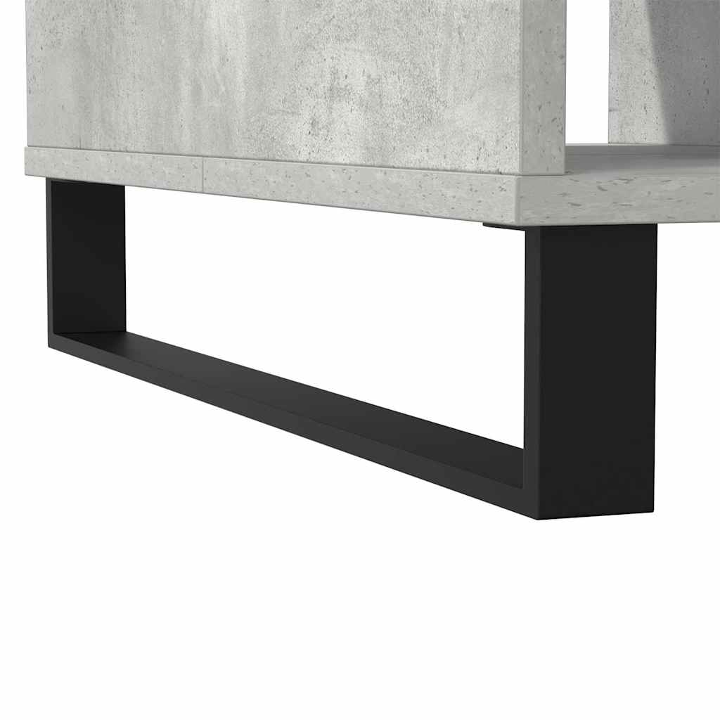 Mesa de centro 104x60x35 cm derivados madeira cinzento cimento