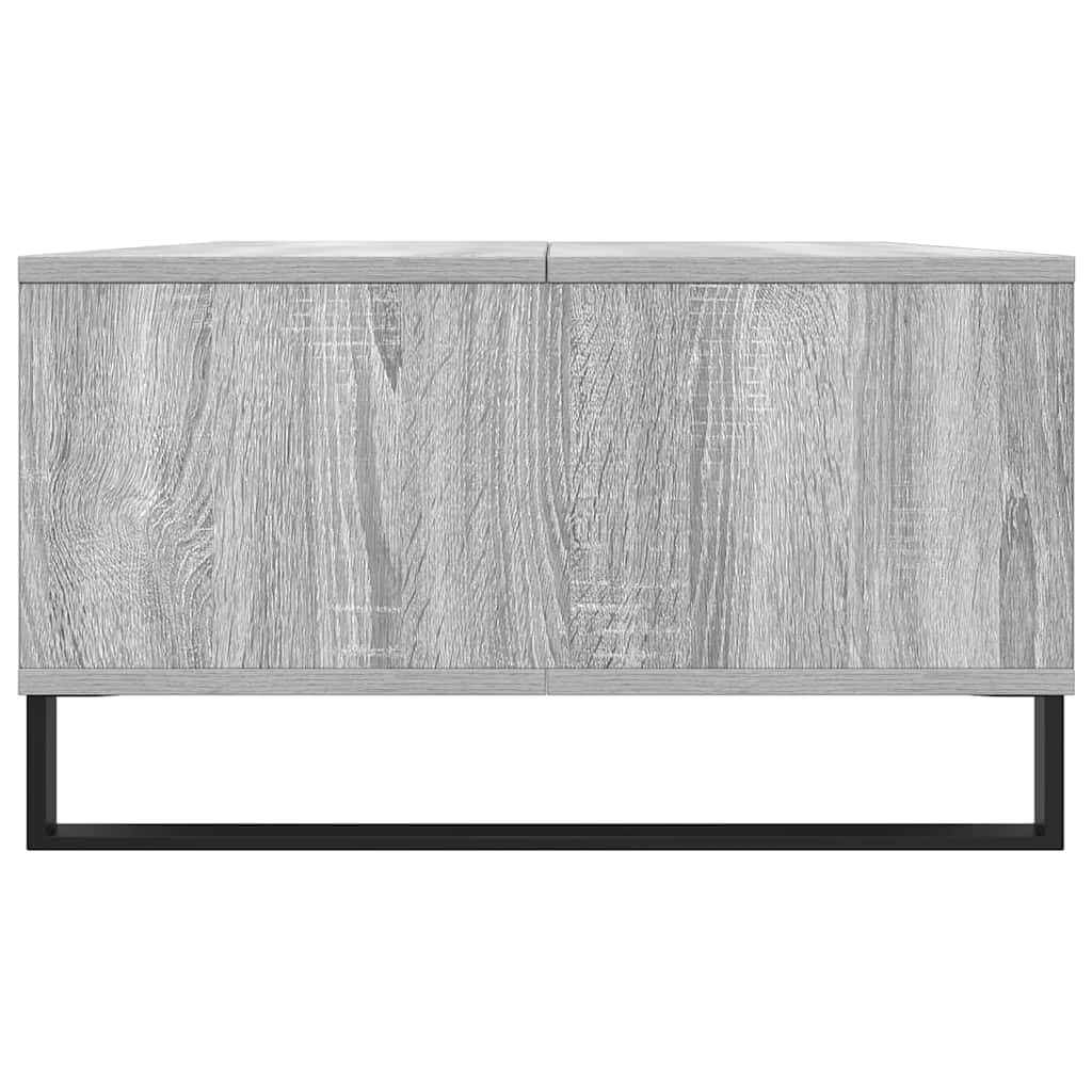 Mesa de centro 104x60x35 cm derivados madeira cinzento sonoma