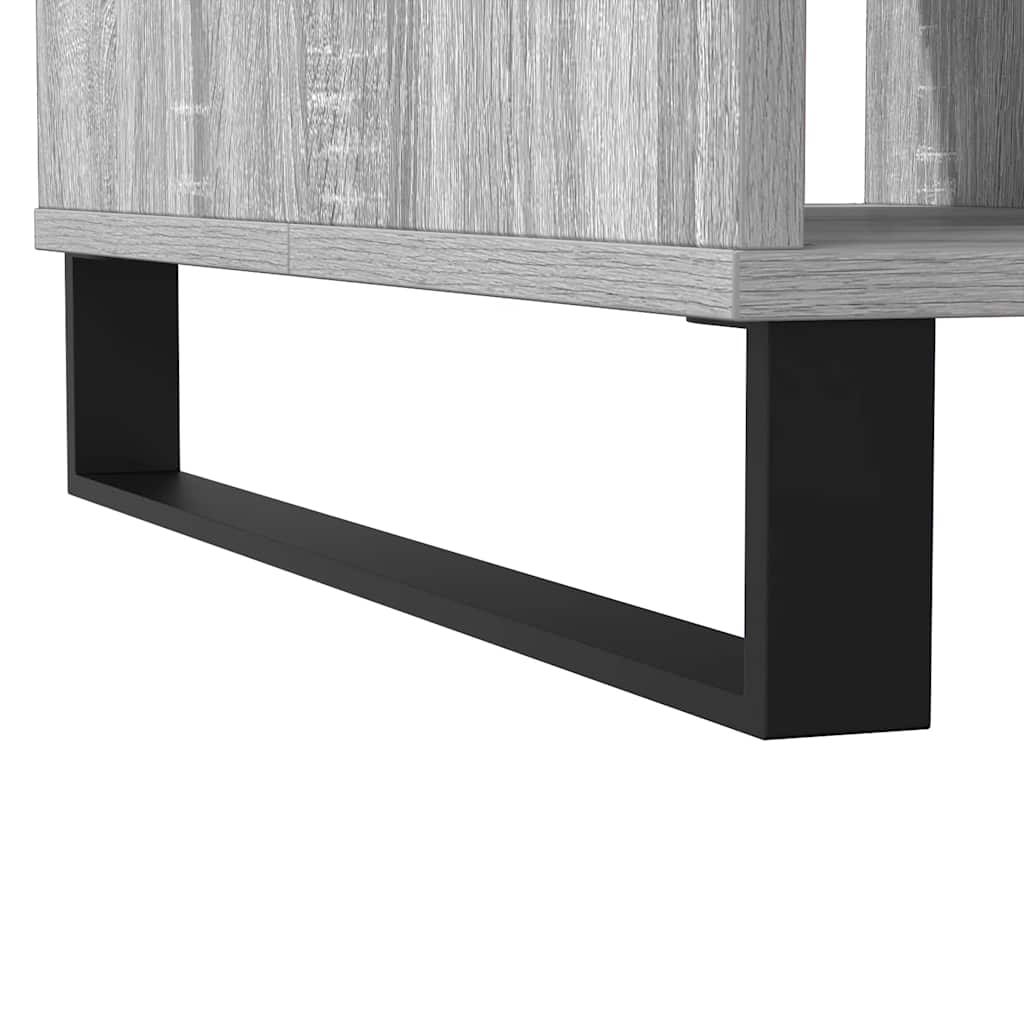 Mesa de centro 104x60x35 cm derivados madeira cinzento sonoma