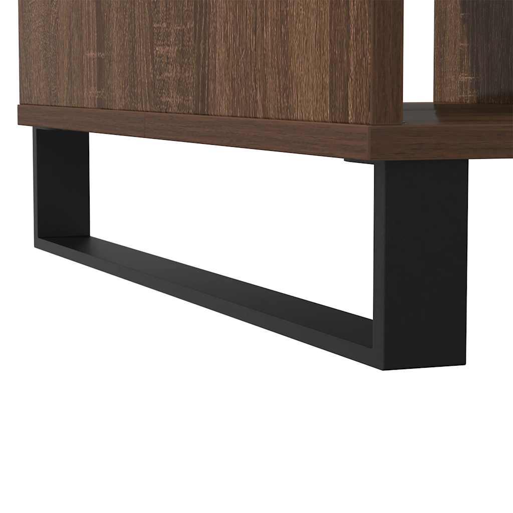 Mesa de centro 104x60x35 cm derivados madeira carvalho castanho