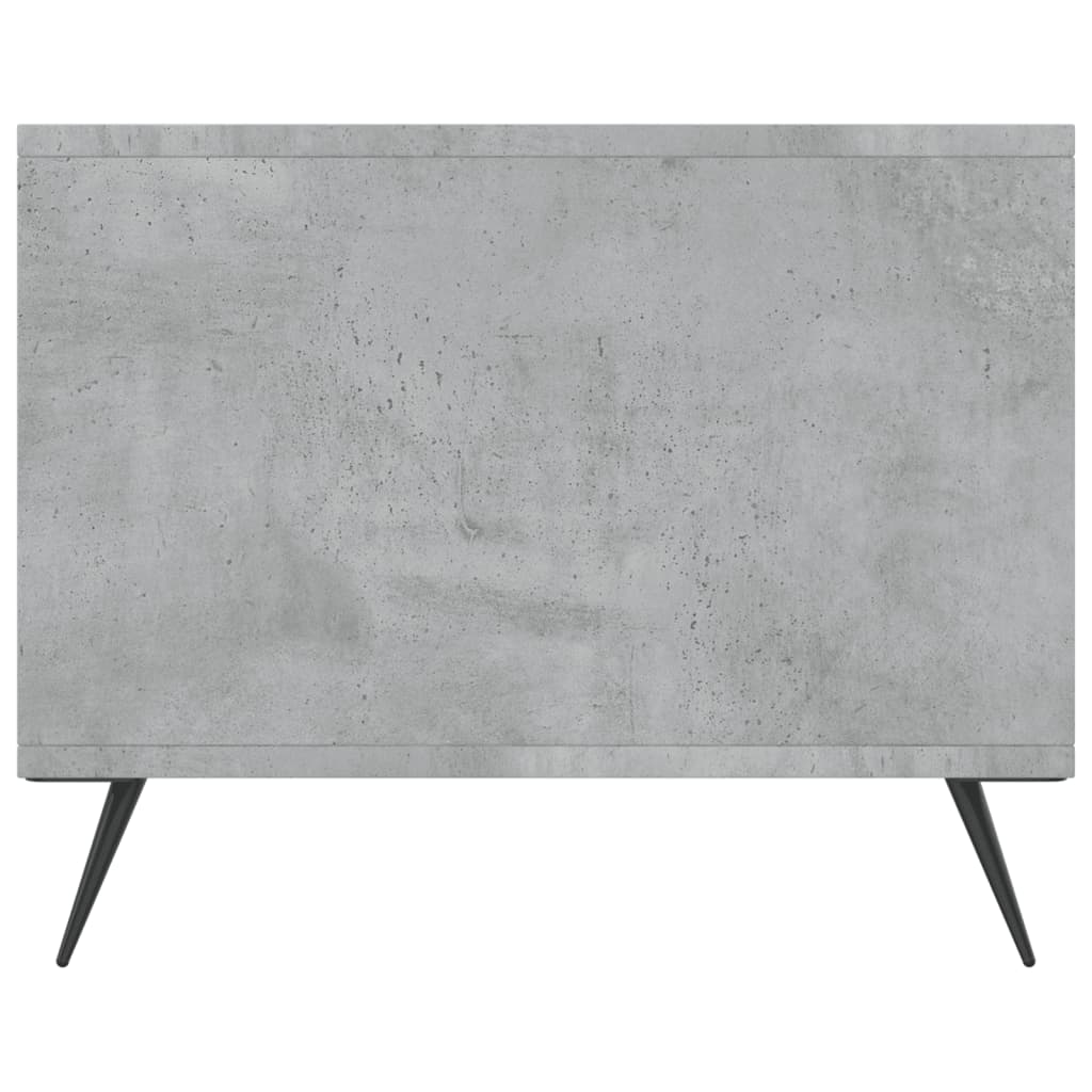 Mesa de centro 90x50x40 madeira processada cinza cimento