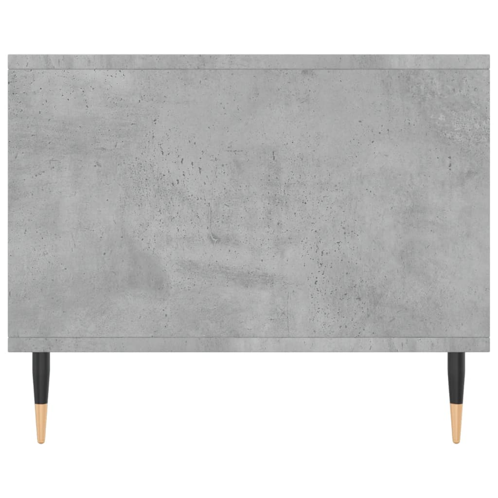 Mesa de centro 90x50x40 madeira processada cinza cimento