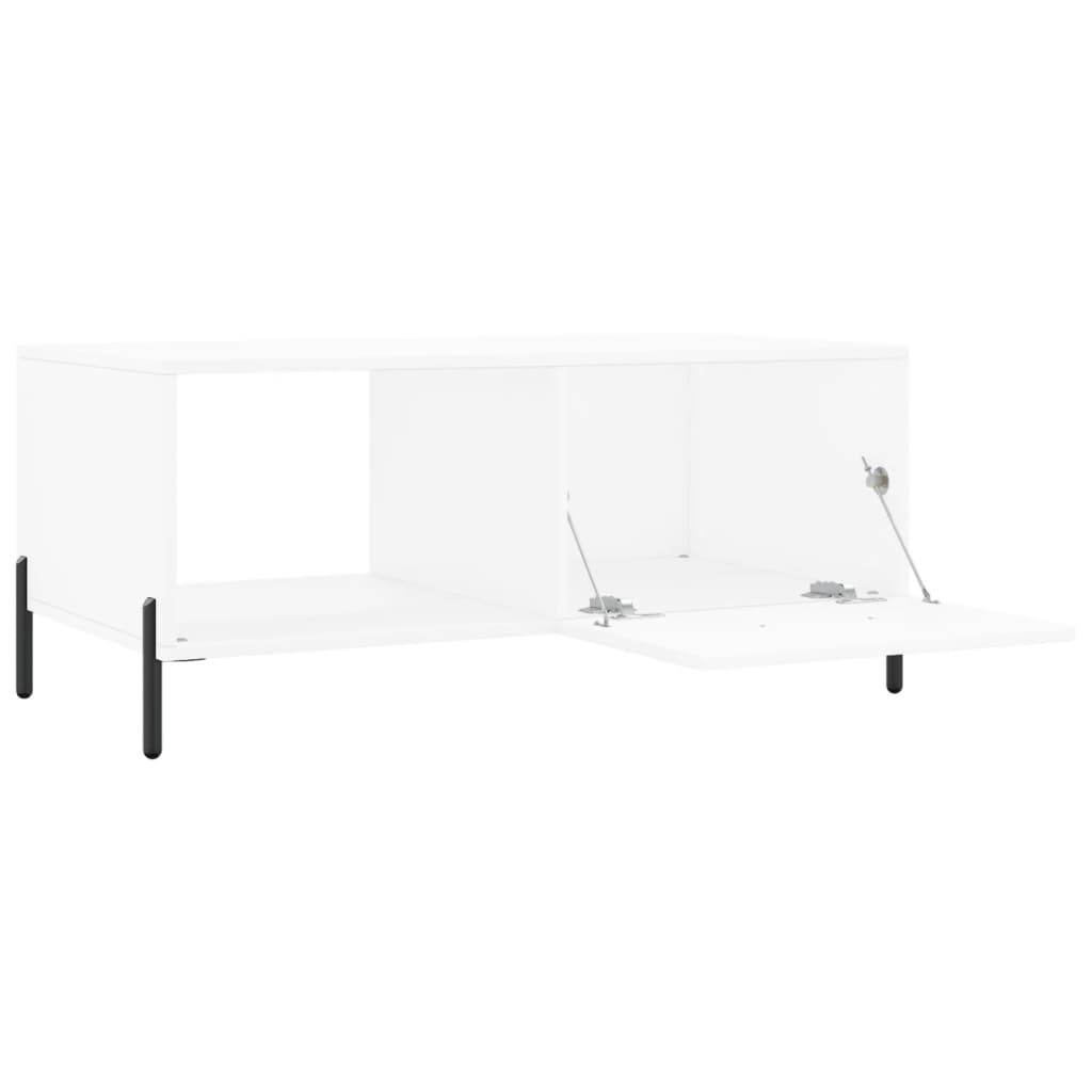 Mesa de centro 90x50x40 cm madeira processada branco