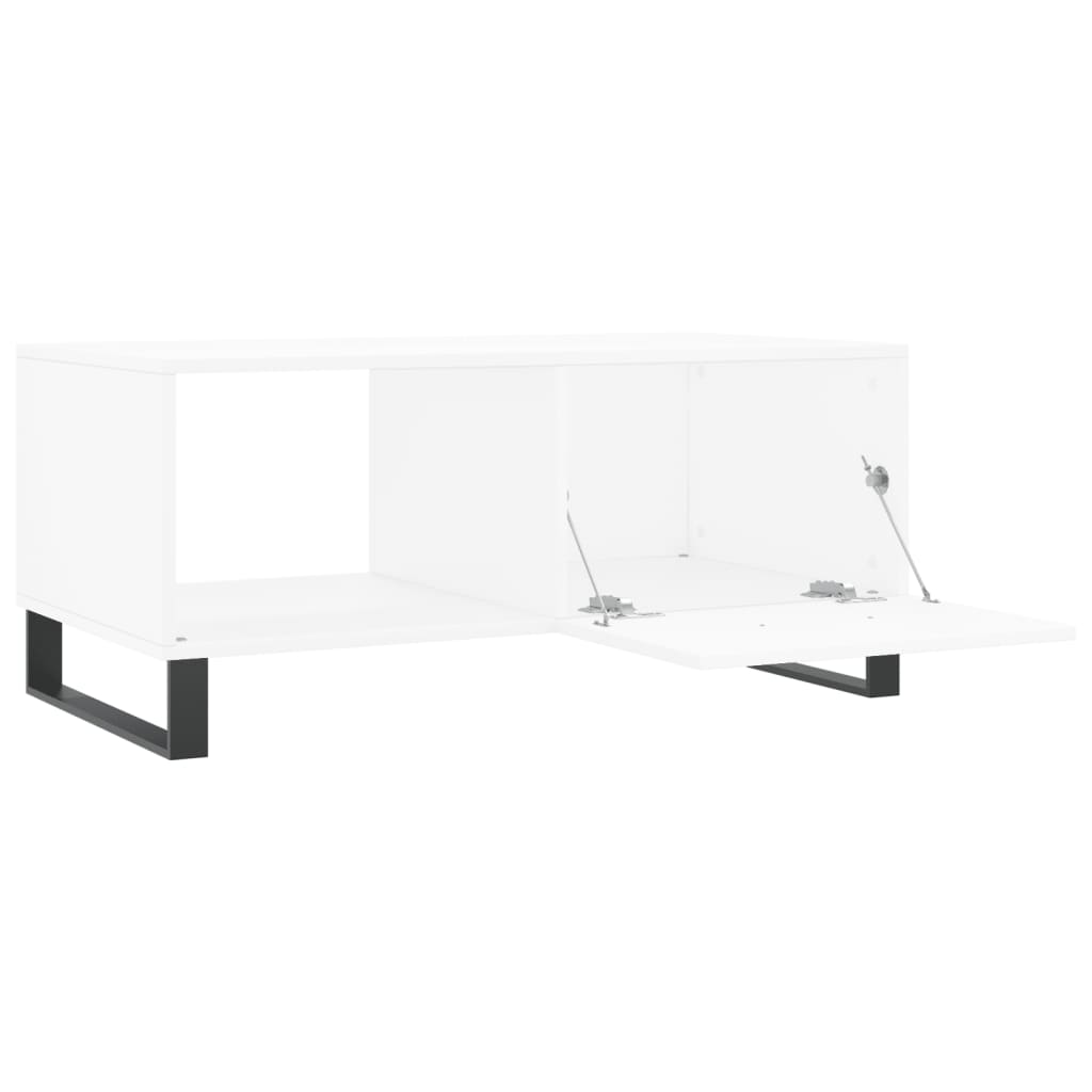 Mesa de centro 90x50x40 cm madeira processada branco
