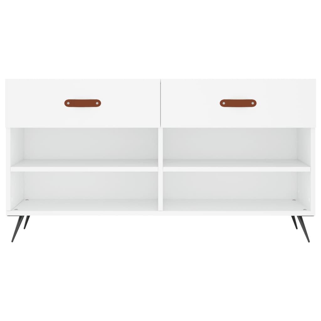 Banco sapateira 102x35x55 cm derivados de madeira branco