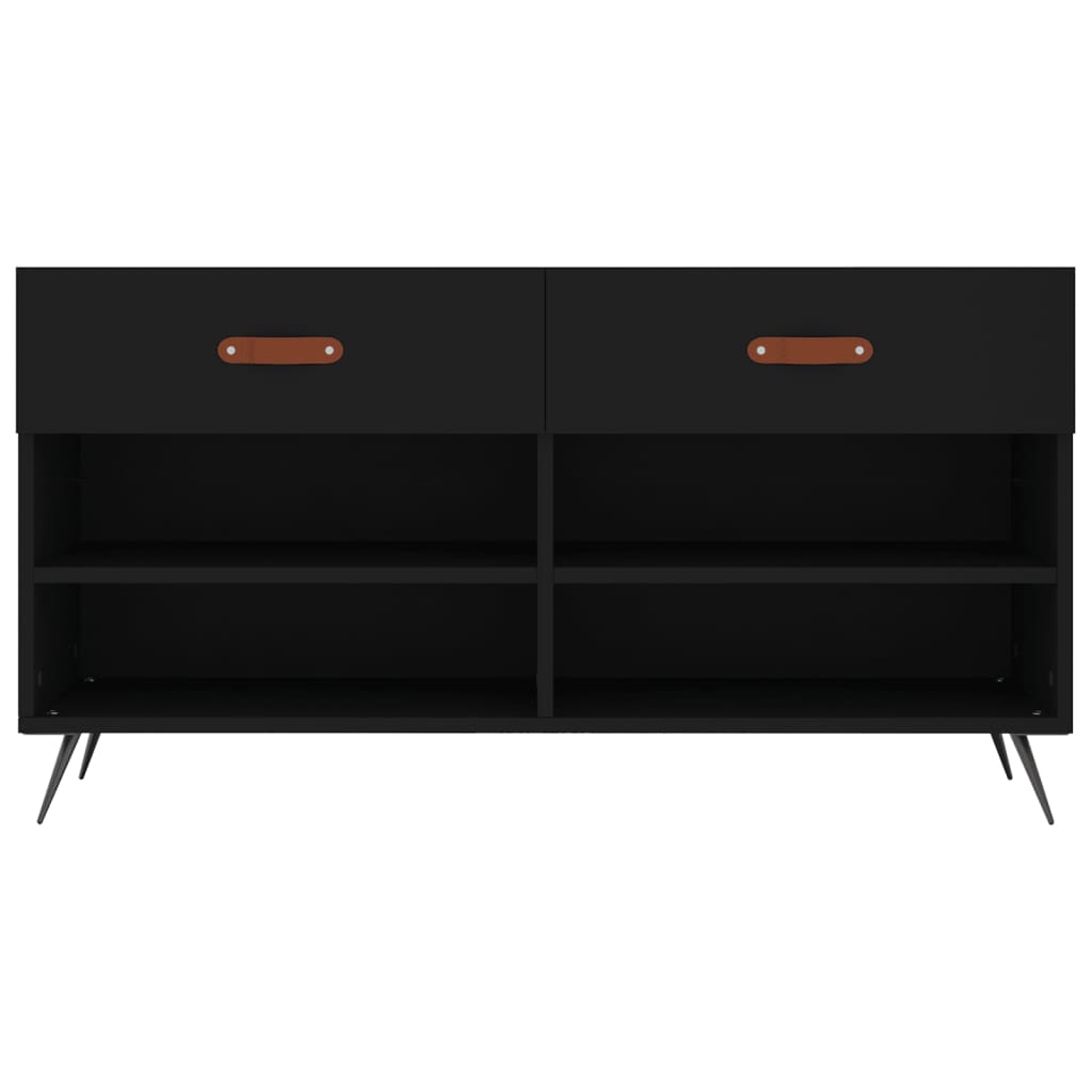 Banco sapateira 102x35x55 cm derivados de madeira preto