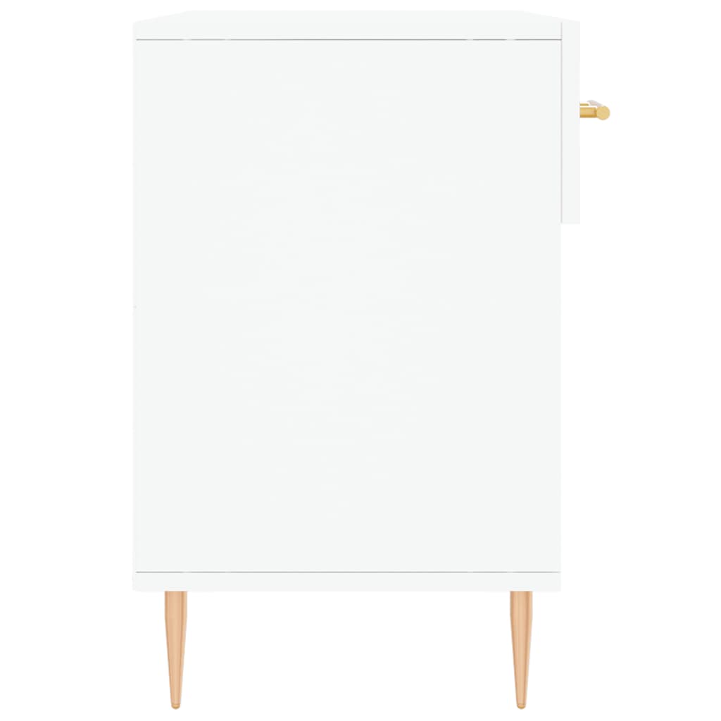 Banco sapateira 102x35x55 cm derivados de madeira branco