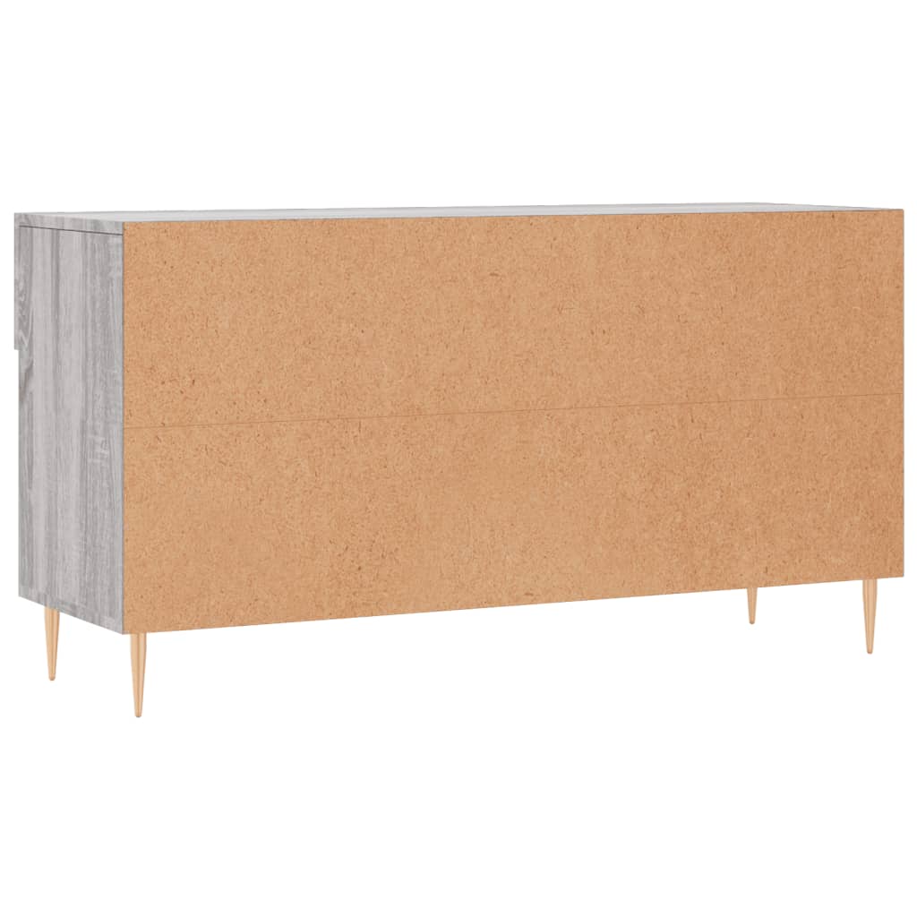 Banco sapateira 102x35x55 cm derivados madeira cinzento sonoma