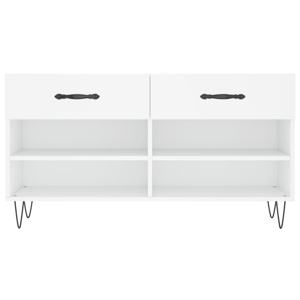 Banco sapateira 102x35x55 cm derivados de madeira branco