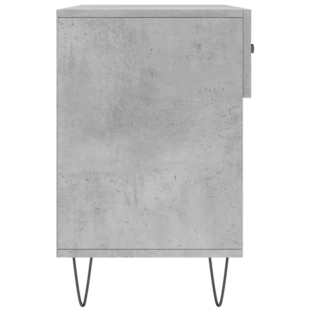 Banco sapateira 102x35x55 cm derivados madeira cinzento cimento