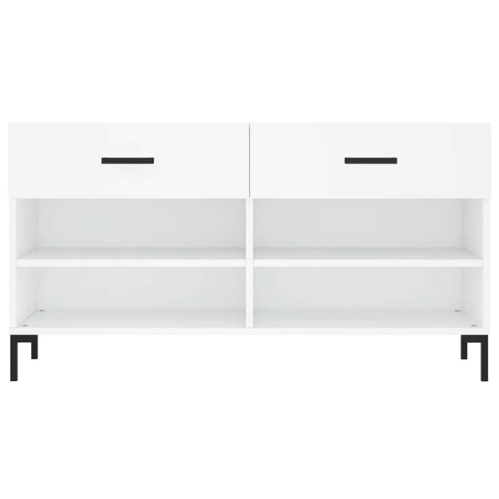 Banco sapateira 102x35x55 cm derivados de madeira branco