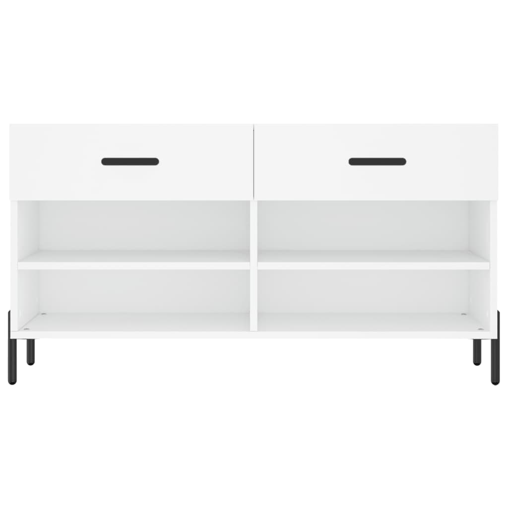 Banco sapateira 102x35x55 cm derivados de madeira branco