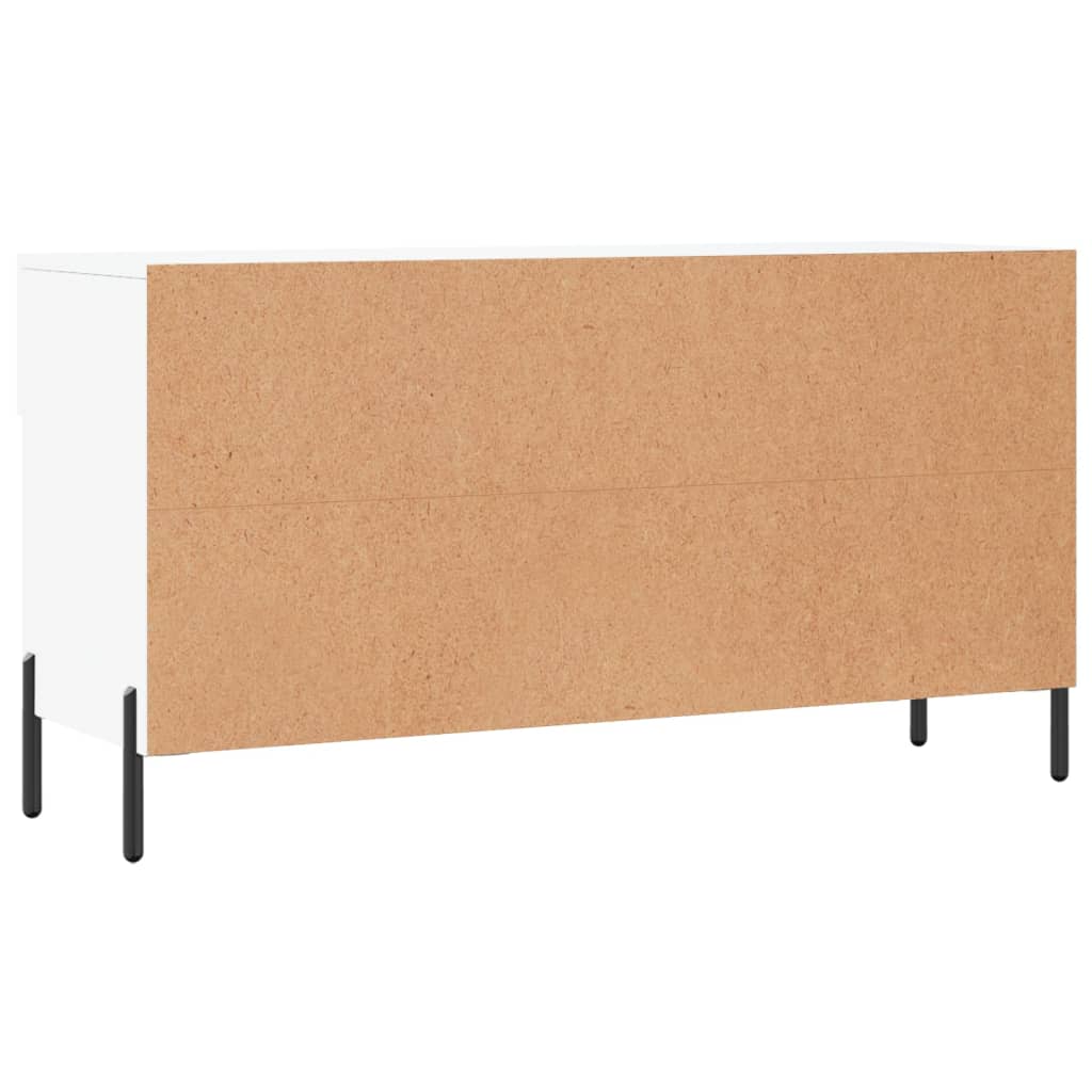Banco sapateira 102x35x55 cm derivados de madeira branco