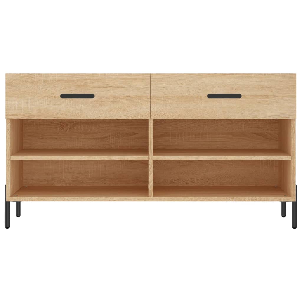 Banco sapateira 102x35x55 cm deriv. madeira carvalho sonoma