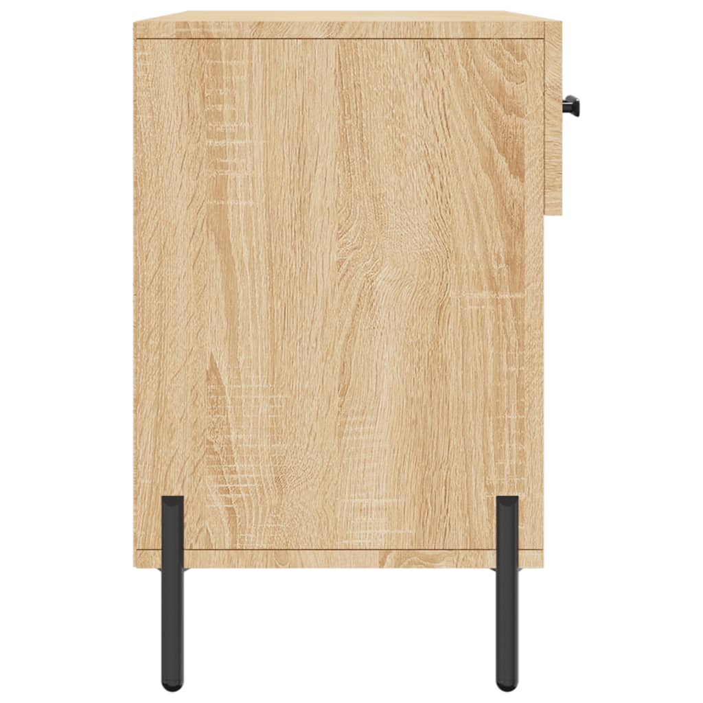 Banco sapateira 102x35x55 cm deriv. madeira carvalho sonoma