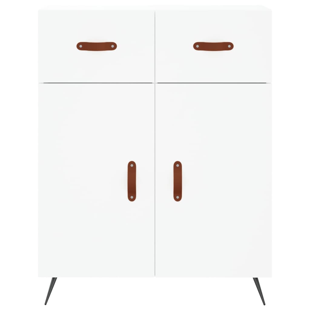 Armário alto 69,5x34x180 cm derivados de madeira branco