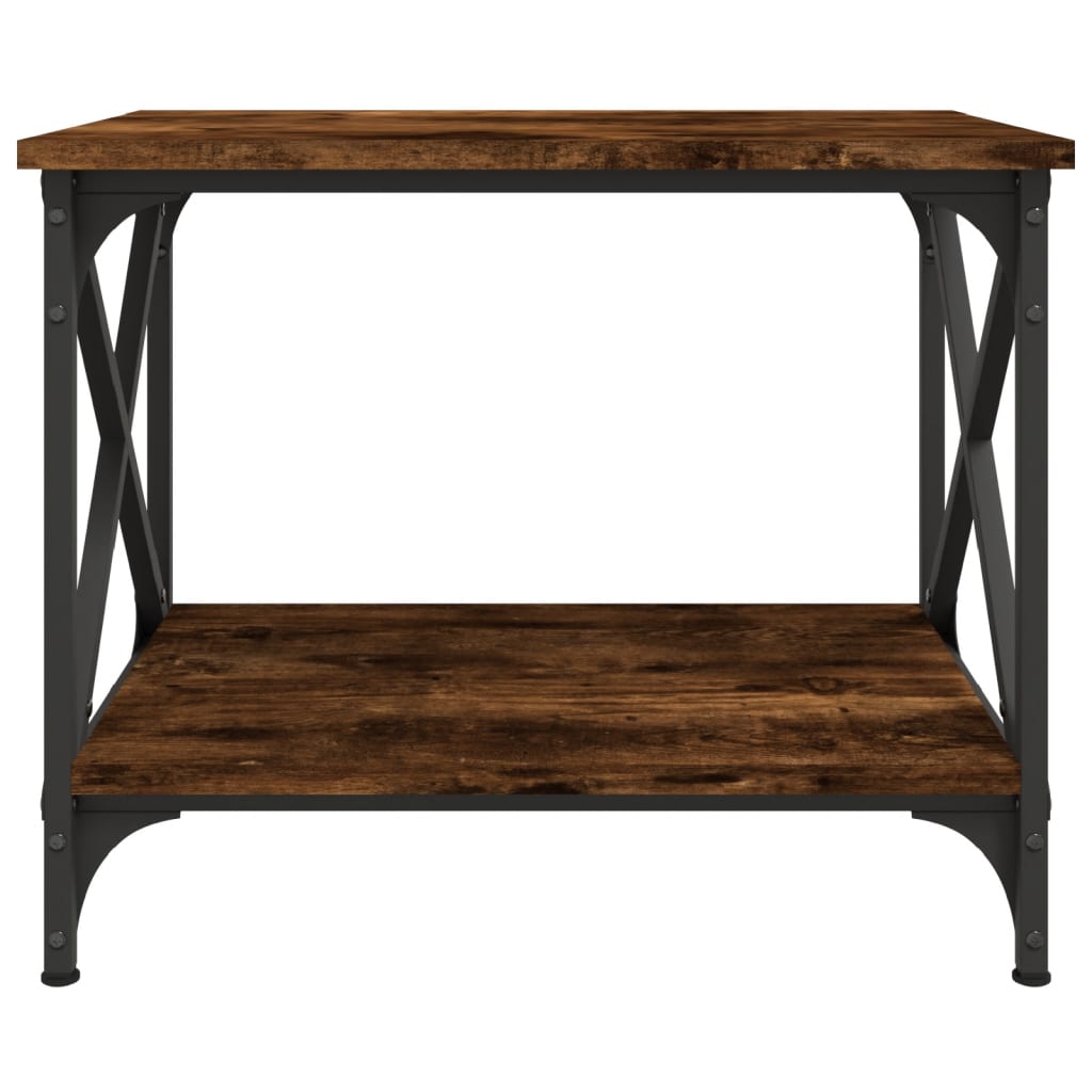 Mesa de apoio 55x38x45 cm derivados de madeira carvalho fumado