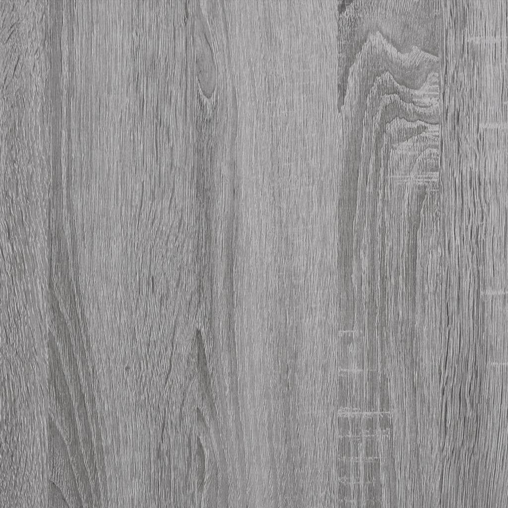 Mesa de apoio 55x38x45 cm derivados de madeira cinzento sonoma