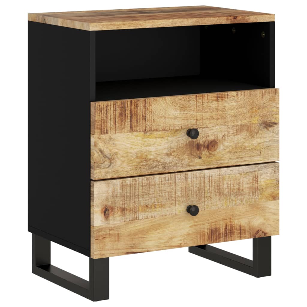 Mesa de cabeceira madeira de mangueira maciça/derivados madeira