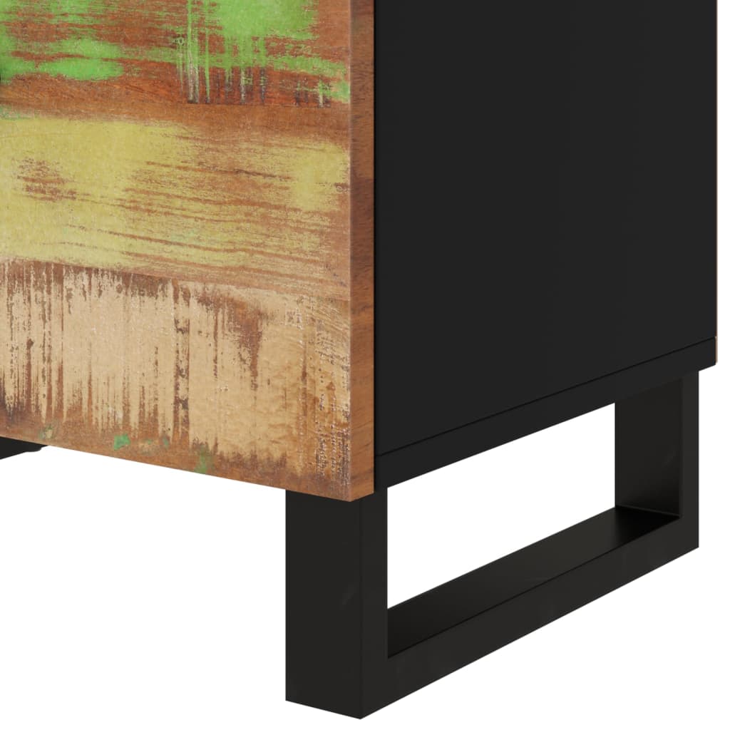 Mesa cabeceira 50x33x60 cm madeira recuperada maciça/derivados